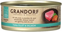 Купить корм для кошек Grandorf Adult Canned with Tuna Fillet/Salmon 6 pcs  по цене от 84 грн.