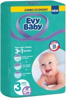 Купить подгузники Evy Baby Diapers 3 (/ 64 pcs) по цене от 362 грн.