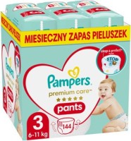 Купити підгузки Pampers Premium Care Pants 3 (/ 144 pcs) за ціною від 1936 грн.