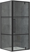 Купити душова кабіна Dusel DL198BP+DL196BP Paint 90x90  за ціною від 21617 грн.