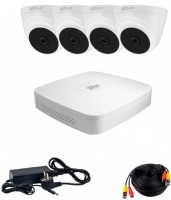 Купити комплект відеоспостереження Dahua KIT-HDCVI-4D/HDD500  за ціною від 12487 грн.