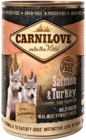 Купити корм для собак Carnilove Canned Puppy Salmon/Turkey 400 g  за ціною від 169 грн.
