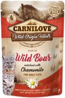 Купити корм для кішок Carnilove Rich in Wild Boar with Chamomile 85 g  за ціною від 55 грн.
