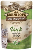 Купити корм для кішок Carnilove Rich in Duck with Catnip 85 g  за ціною від 65 грн.