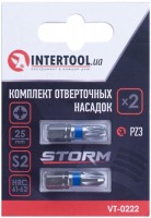 Купити біти / торцеві голівки Intertool Storm VT-0222  за ціною від 45 грн.