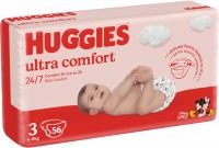 Купить подгузники Huggies Ultra Comfort 3 (/ 56 pcs) по цене от 499 грн.