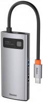 Купить картридер / USB-хаб BASEUS Metal Gleam Series 4-in-1 Multifunctional Type-C Hub  по цене от 549 грн.