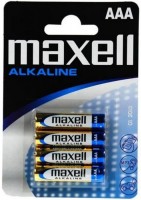 Купить аккумулятор / батарейка Maxell Alkaline 4xAAA  по цене от 59 грн.