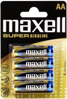 Купить акумулятор / батарейка Maxell Super Alkaline 4xAA: цена от 122 грн.