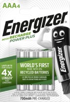 Купить акумулятор / батарейка Energizer Power Plus 4xAAA 700 mAh: цена от 283 грн.
