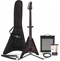 Купить гитара Gear4music Harlem V Bass Guitar 35W Amp Pack  по цене от 16646 грн.