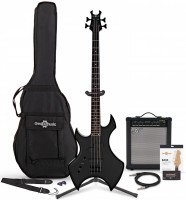 Купить гитара Gear4music Harlem X Left Handed Bass Guitar 35W Amp Pack  по цене от 16646 грн.