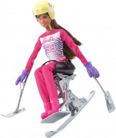 Купить кукла Barbie Winter Sports Para Alpine Skier Brunette HCN33  по цене от 1250 грн.