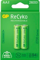 Купити акумулятор / батарейка GP Recyko 2700 Series 2xAA 2600 mAh  за ціною від 499 грн.