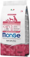 Купити корм для собак Monge Speciality All Breed Puppy/Junior Beef/Rice 2.5 kg  за ціною від 950 грн.