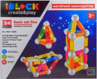 Купить конструктор iBlock Magnetic Blocks PL-921-365  по цене от 989 грн.