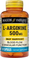 Купить аминокислоты Mason Natural L-Arginine 500 mg (60 cap) по цене от 325 грн.
