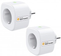 Купити розумна розетка Meross MSS210HK(EU) (2-pack) за ціною від 1227 грн.