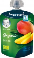 Купить дитяче харчування Gerber Organic Fruit Puree 4 80: цена от 49 грн.