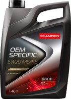 Купить моторное масло CHAMPION OEM Specific 5W-20 MS-FE 4L  по цене от 1017 грн.