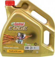 Купити моторне мастило Castrol Edge 0W-20 C5 4L  за ціною від 2329 грн.