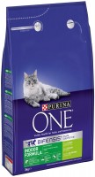 Купить корм для кошек Purina ONE Indoor Turkey/Cereals 3 kg  по цене от 759 грн.