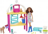 Купити лялька Barbie Playset Hatch and Gather Egg Farm HGY88  за ціною від 1466 грн.