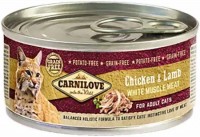 Купити корм для кішок Carnilove Adult Chicken/Lamb Canned 100 g  за ціною від 102 грн.