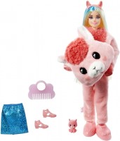 Купити лялька Barbie Cutie Reveal Llama Plush Costume HJL60  за ціною від 1799 грн.