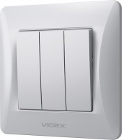 Купити вимикач Videx VF-BNSW3-SS  за ціною від 224 грн.