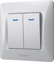 Купити вимикач Videx VF-BNSW2L-SS  за ціною від 160 грн.