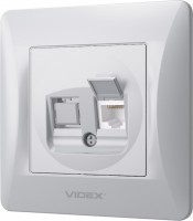 Купить розетка Videx VF-BNSK1PC6-SS  по цене от 155 грн.