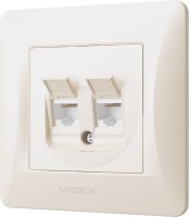 Купить розетка Videx VF-BNSK2PC6-CR  по цене от 244 грн.
