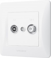 Купити розетка Videx VF-BNSK2TVSATE-W  за ціною від 219 грн.