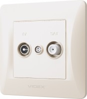 Купити розетка Videx VF-BNSK2TVSATE-CR  за ціною від 225 грн.