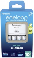 Купити зарядка для акумуляторної батарейки Panasonic Eneloop Basic BQ-CC51 + Eneloop 4xAA 2000 mAh  за ціною від 1505 грн.