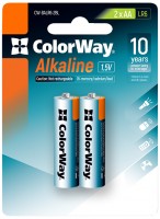Купити акумулятор / батарейка ColorWay Alkaline Power 2xAA  за ціною від 49 грн.