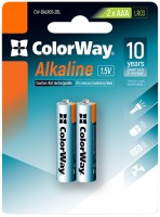 Купити акумулятор / батарейка ColorWay Alkaline Power 2xAAA  за ціною від 49 грн.