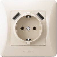 Купить розетка Videx VF-BNSK1GU2-CR  по цене от 439 грн.