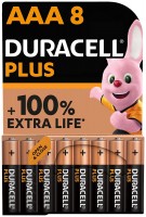 Купити акумулятор / батарейка Duracell 8xAAA Plus  за ціною від 279 грн.
