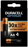 Купить акумулятор / батарейка Duracell Optimum 4xAA: цена от 180 грн.