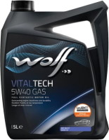 Купить моторное масло WOLF Vitaltech 5W-40 Gas 5L  по цене от 1370 грн.