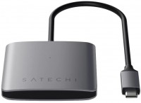 Купить картридер / USB-хаб Satechi Aluminum Type-C 4-Port Hub  по цене от 1649 грн.