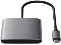 Купить кардридер / USB-хаб Satechi Aluminum Type-C 4-Port Hub: цена от 1639 грн.