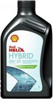 Купити моторне мастило Shell Helix Hybrid 0W-20 1L  за ціною від 437 грн.