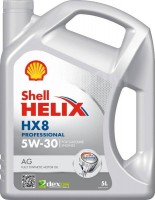 Купити моторне мастило Shell Helix HX8 Professional AG 5W-30 5L  за ціною від 1610 грн.