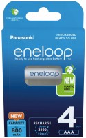 Купить аккумулятор / батарейка Panasonic Eneloop 4xAAA 800 mAh: цена от 597 грн.