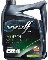 Купити моторне мастило WOLF Ecotech 5W-30 SP/RC D1-3 5L  за ціною від 1600 грн.