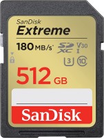 Купити карта пам'яті SanDisk Extreme SD Class 10 UHS-I U3 V30 (Extreme SDXC Class 10 UHS-I U3 V30 512Gb) за ціною від 3273 грн.