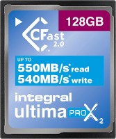 Купити карта пам'яті Integral UltimaPro X2 CFast 2.0 (128Gb) за ціною від 11931 грн.